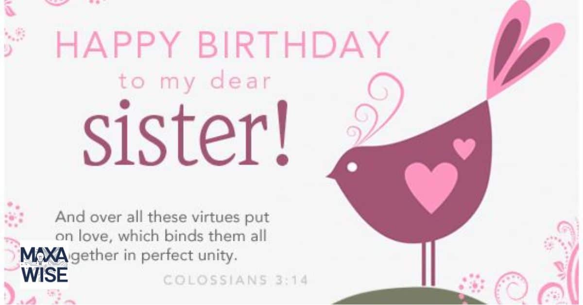 Birthday Prayer for Sister