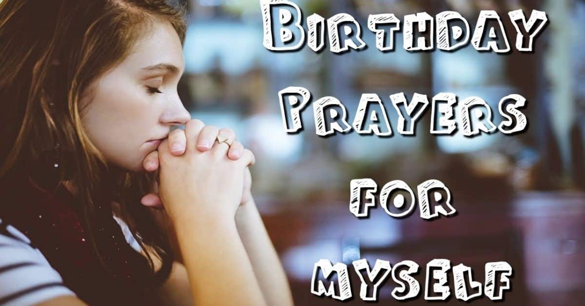 birthday prayer for myself