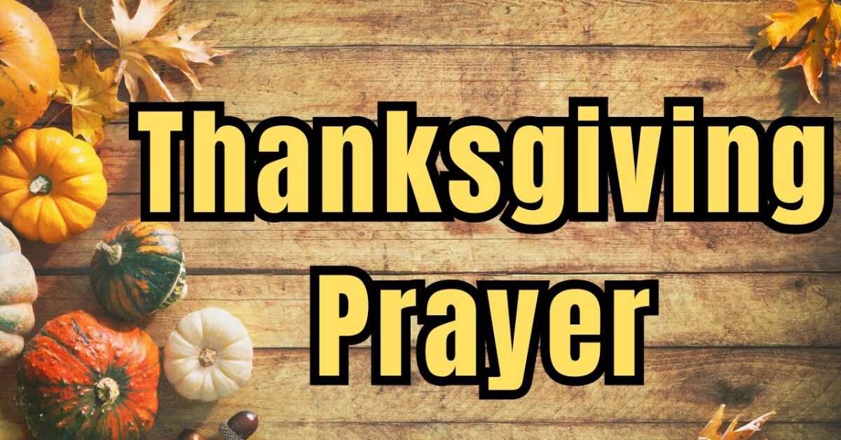 Thanksgiving Prayer Points with Scriptures