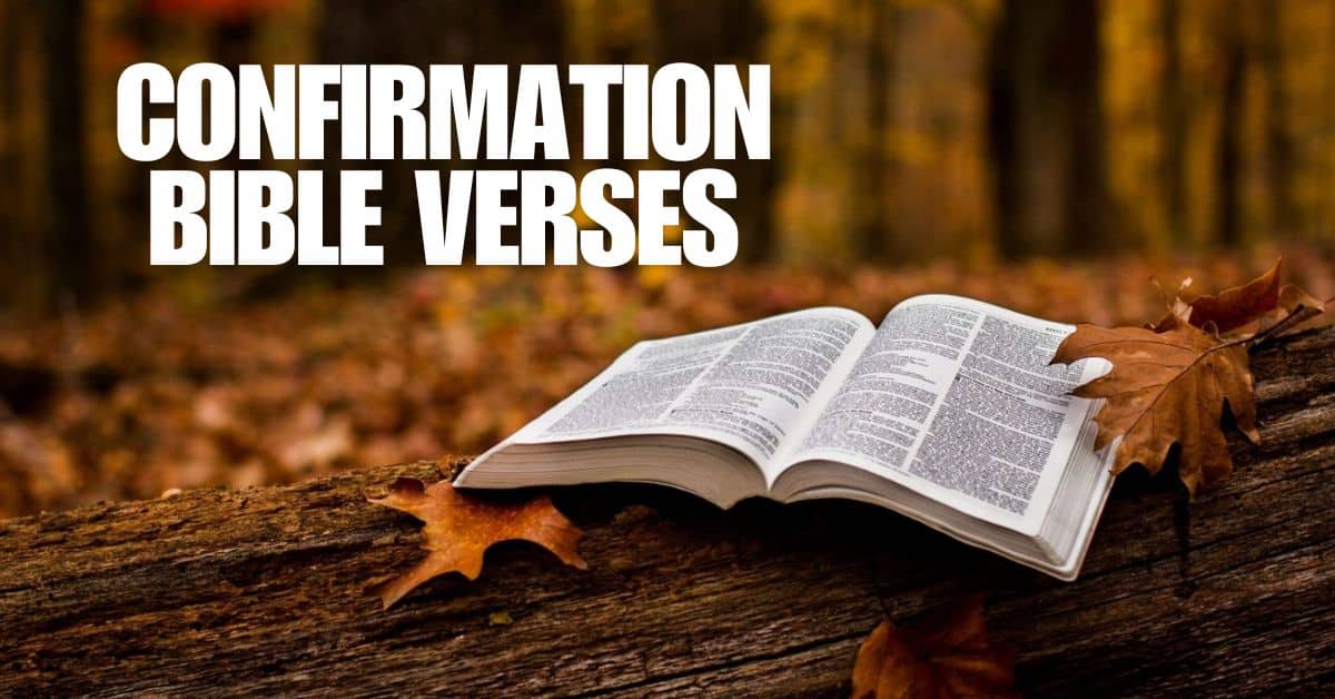 Confirmation Bible Verses